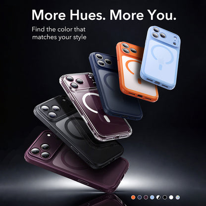 Capa MagSafe para Apple iPhone 18 Pro, ESR, Classic Hybrid, Vinho Escuro Satinado