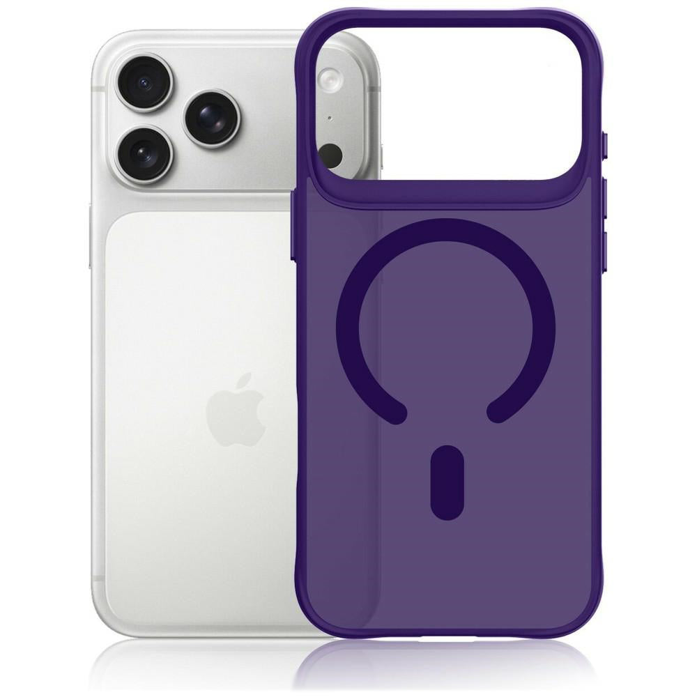 Capa MagSafe para Apple iPhone 18 Pro Max / 17 Pro Max, 3MK, Smoke MagCase, Roxa