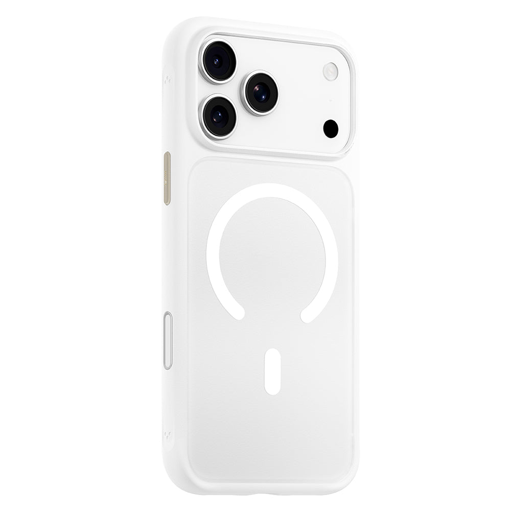 Capa MagSafe para Apple iPhone 18 Pro Max / 17 Pro Max, Blueo, suave para a pele e antiqueda, branca acetinada