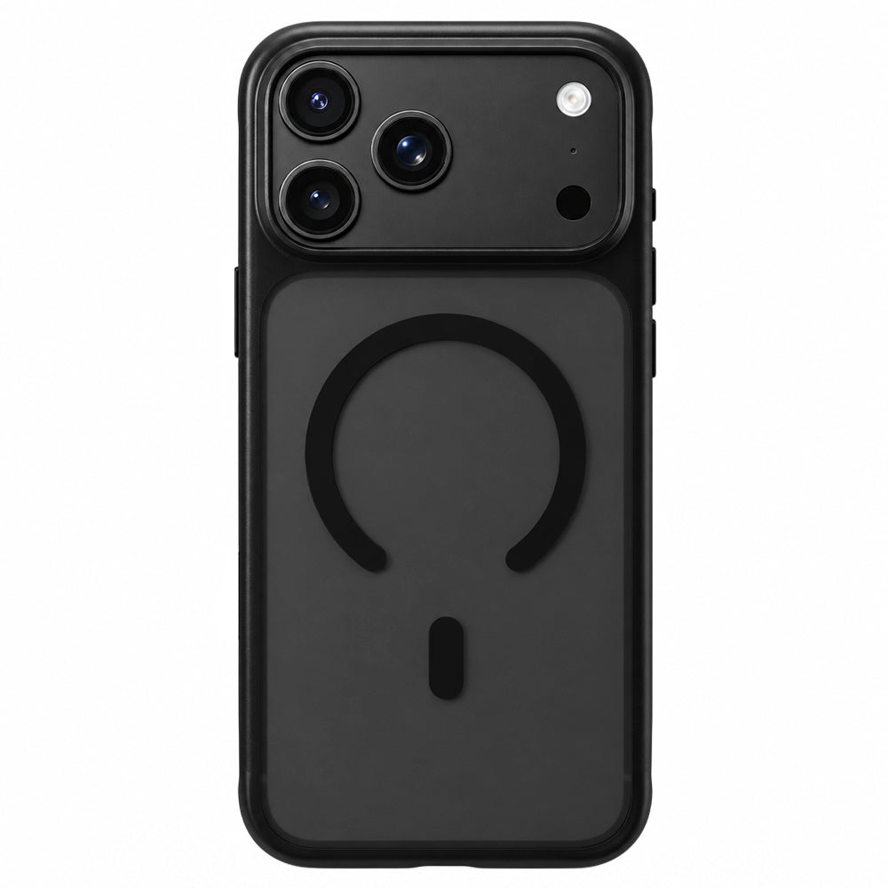 Capa MagSafe para Apple iPhone 18 Pro Max / 17 Pro Max, Blueo, suave para a pele e antiqueda, preta acetinada