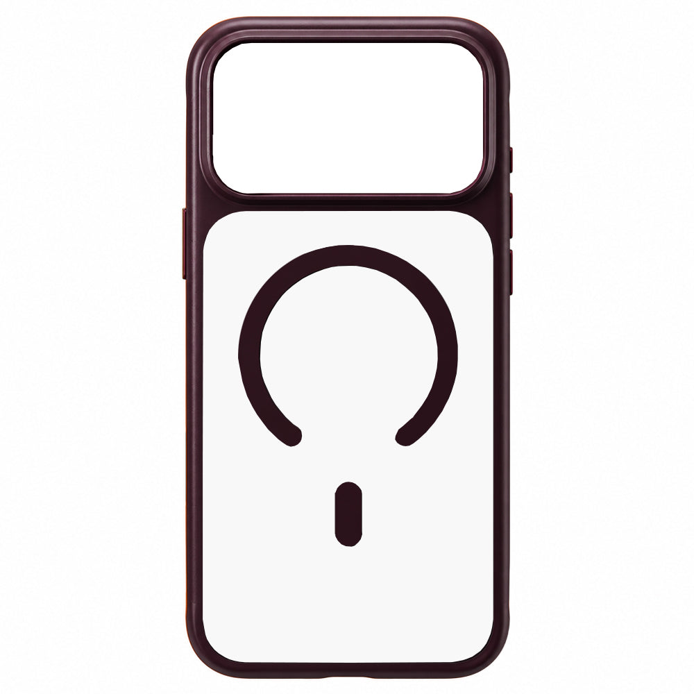 Capa MagSafe para Apple iPhone 18 Pro Max / 17 Pro Max, Blueo, suave para a pele e antiqueda, cor de vinho acetinada