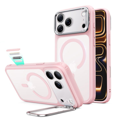 Capa MagSafe para Apple iPhone 18 Pro Max / 17 Pro Max, ESR, Classic Hybrid Kickstand, Rosa Satinada
