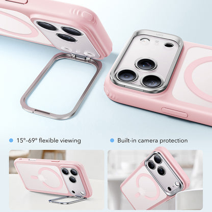 Capa MagSafe para Apple iPhone 18 Pro Max / 17 Pro Max, ESR, Classic Hybrid Kickstand, Rosa Satinada