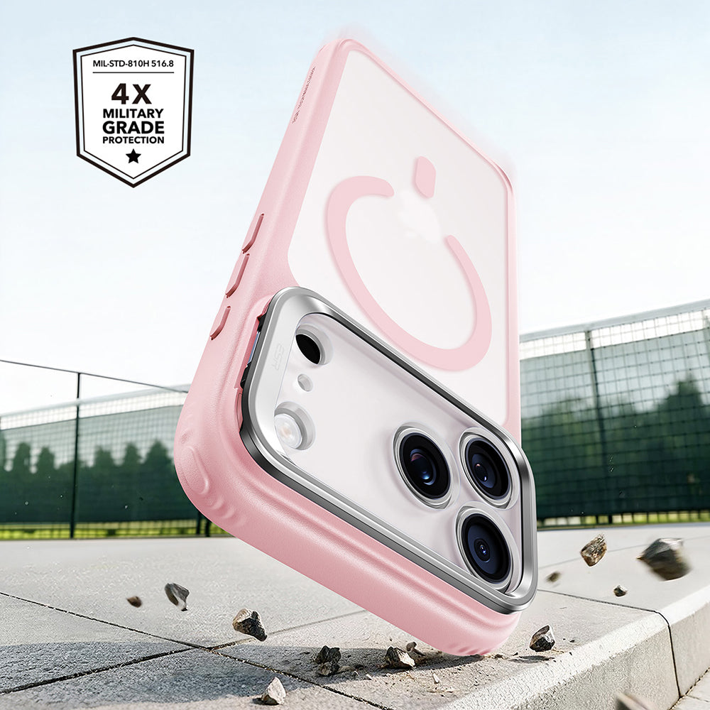 Capa MagSafe para Apple iPhone 18 Pro Max / 17 Pro Max, ESR, Classic Hybrid Kickstand, Rosa Satinada