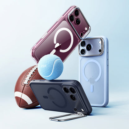 Capa MagSafe para Apple iPhone 18 Pro Max / 17 Pro Max, ESR, Classic Hybrid Kickstand, Rosa Satinada