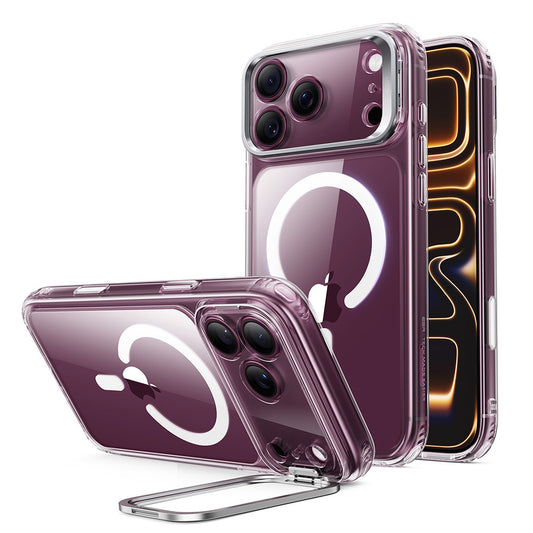 Capa MagSafe para Apple iPhone 18 Pro Max / 17 Pro Max, ESR, Classic Hybrid Kickstand, Transparente