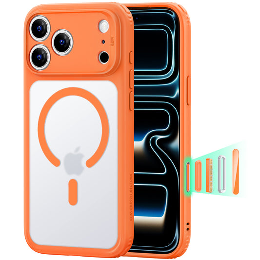 Capa MagSafe para Apple iPhone 18 Pro Max / 17 Pro Max, ESR, Classic Hybrid, Laranja Satinada