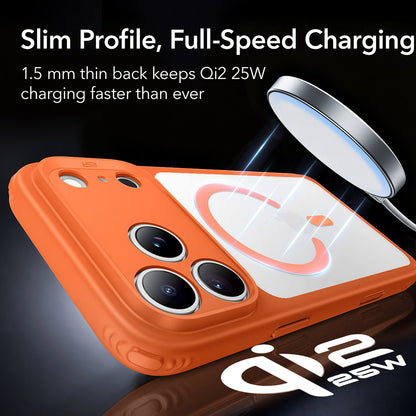 Capa MagSafe para Apple iPhone 18 Pro Max / 17 Pro Max, ESR, Classic Hybrid, Laranja Satinada