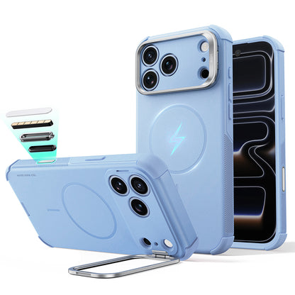 Capa MagSafe para Apple iPhone 18 Pro Max / 17 Pro Max, ESR, Cyber Armor Kickstand, Azul