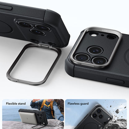Capa MagSafe para Apple iPhone 18 Pro Max / 17 Pro Max, ESR, Cyber Armor Kickstand, Preta