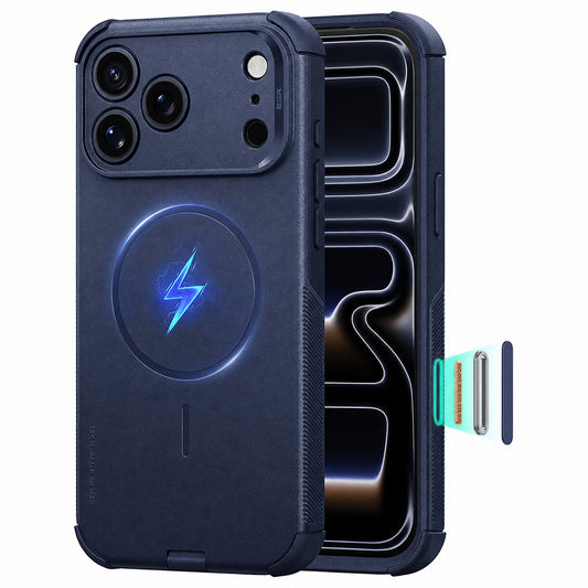 Capa MagSafe para Apple iPhone 18 Pro Max / 17 Pro Max, ESR, Cyber, Azul Marinho