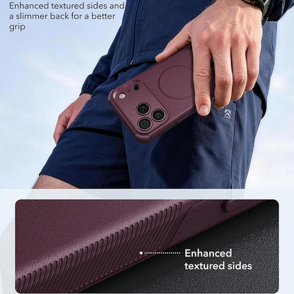 Capa MagSafe para Apple iPhone 18 Pro Max / 17 Pro Max, ESR, Cyber, Vinho Escuro Satinado