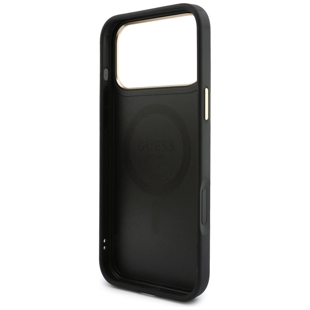 Capa MagSafe para Apple iPhone 18 Pro Max / 17 Pro Max, Guess, 4G Cardslot, Preta