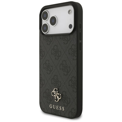 Capa MagSafe para Apple iPhone 18 Pro Max / 17 Pro Max, Guess, 4G Small and Classic, Preta