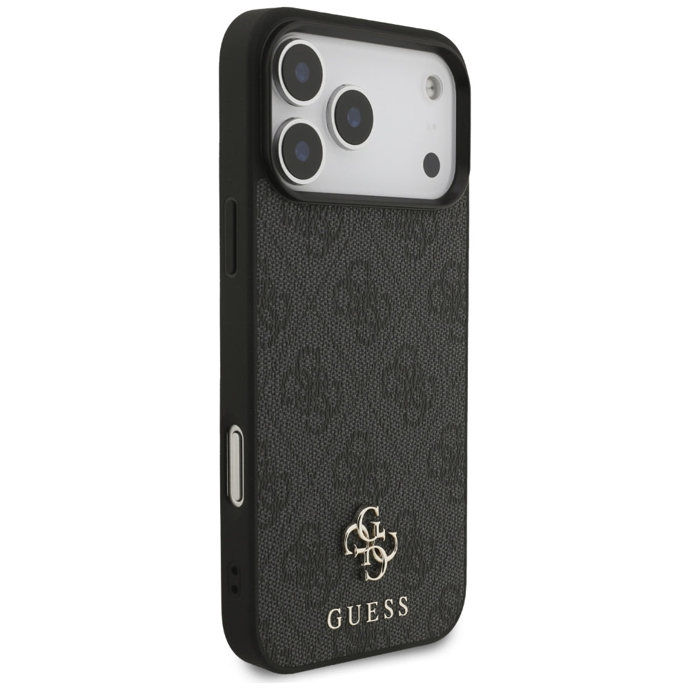 Capa MagSafe para Apple iPhone 18 Pro Max / 17 Pro Max, Guess, 4G Small and Classic, Preta