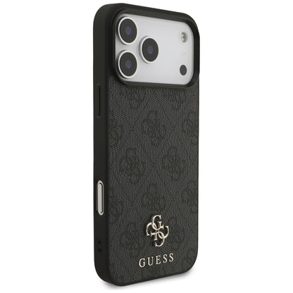 Capa MagSafe para Apple iPhone 18 Pro Max / 17 Pro Max, Guess, 4G Small and Classic, Preta