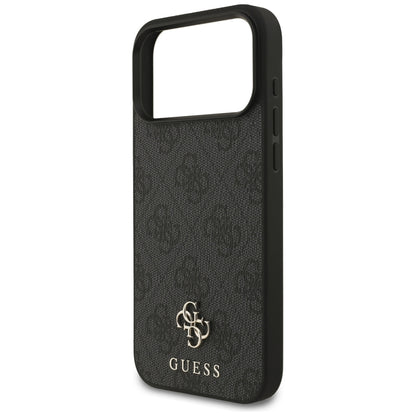 Capa MagSafe para Apple iPhone 18 Pro Max / 17 Pro Max, Guess, 4G Small and Classic, Preta