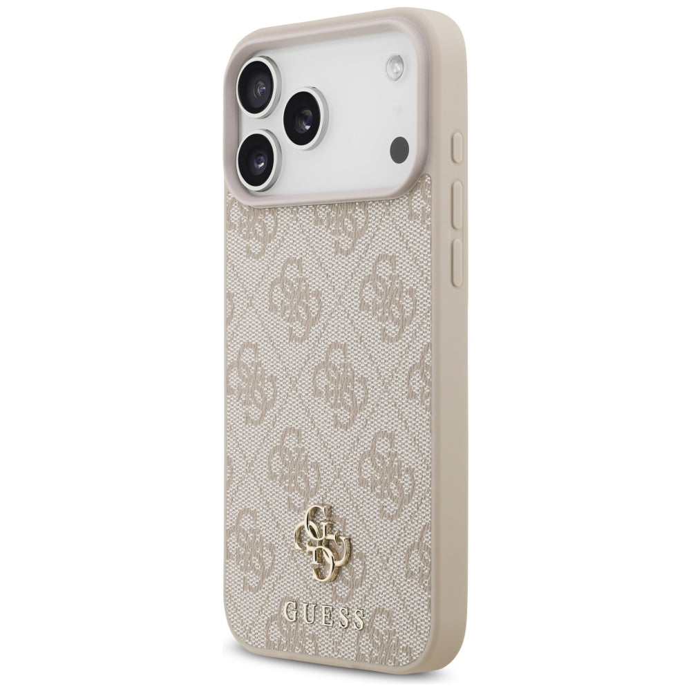 Capa MagSafe para Apple iPhone 18 Pro Max / 17 Pro Max, Guess, 4G Small and Classic, Rosa