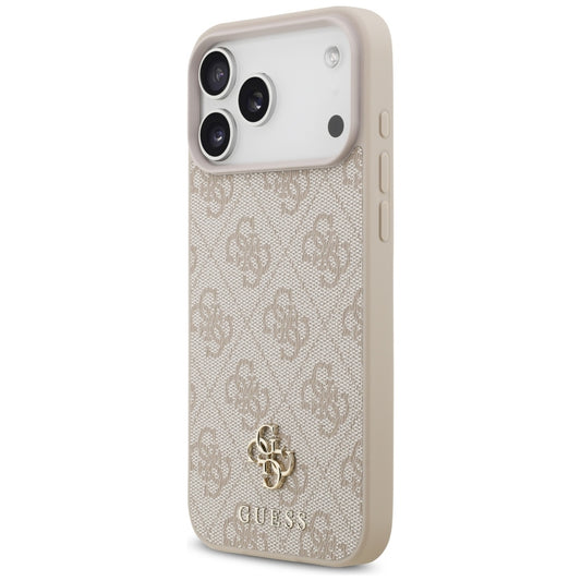 Capa MagSafe para Apple iPhone 18 Pro Max / 17 Pro Max, Guess, 4G Small and Classic, Rosa