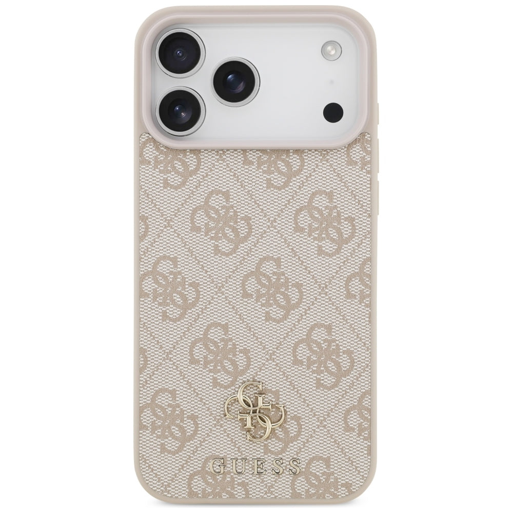 Capa MagSafe para Apple iPhone 18 Pro Max / 17 Pro Max, Guess, 4G Small and Classic, Rosa