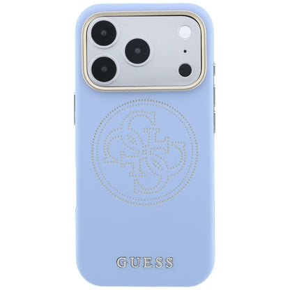 Capa MagSafe para Apple iPhone 18 Pro Max / 17 Pro Max, Guess, Perfurada 4G, Azul