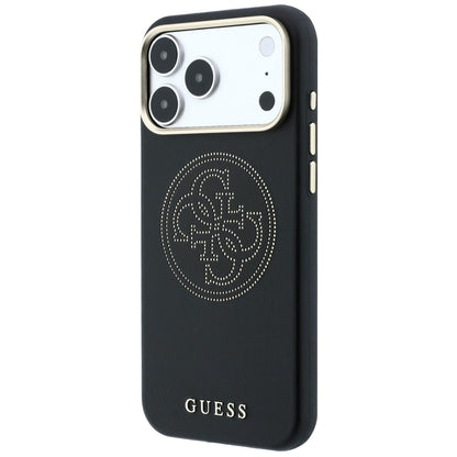 Capa MagSafe para Apple iPhone 18 Pro Max / 17 Pro Max, Guess, Perfurada 4G, Preta
