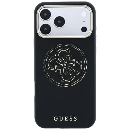 Capa MagSafe para Apple iPhone 18 Pro Max / 17 Pro Max, Guess, Perfurada 4G, Preta