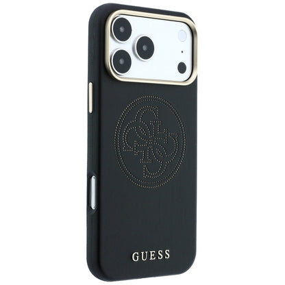 Capa MagSafe para Apple iPhone 18 Pro Max / 17 Pro Max, Guess, Perfurada 4G, Preta
