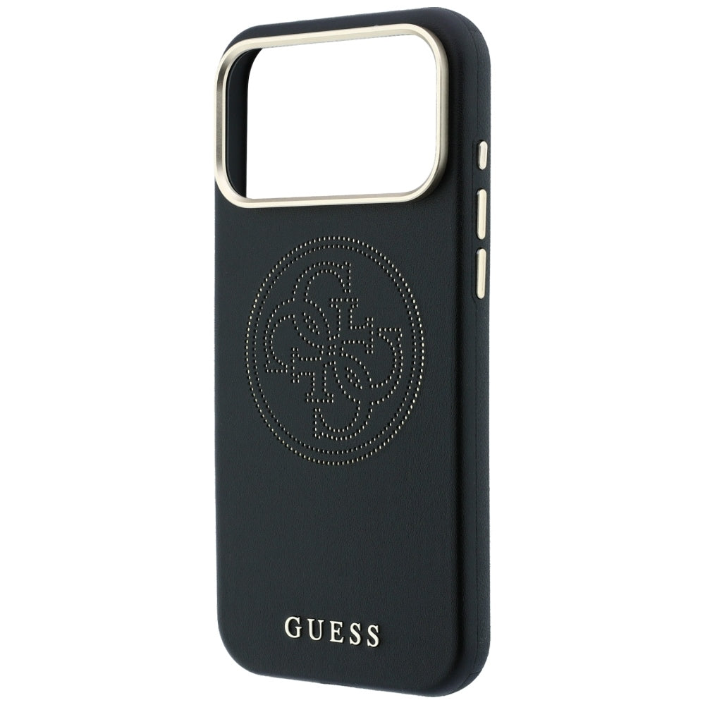 Capa MagSafe para Apple iPhone 18 Pro Max / 17 Pro Max, Guess, Perfurada 4G, Preta