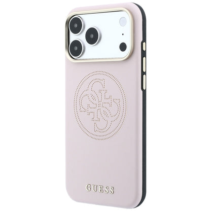 Capa MagSafe para Apple iPhone 18 Pro Max / 17 Pro Max, Guess, Perfurada 4G, Rosa