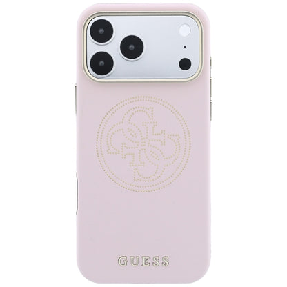 Capa MagSafe para Apple iPhone 18 Pro Max / 17 Pro Max, Guess, Perfurada 4G, Rosa