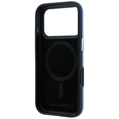 Capa MagSafe para Apple iPhone 18 Pro Max / 17 Pro Max, Karl Lagerfeld, Grained Choupette Head, Bleu