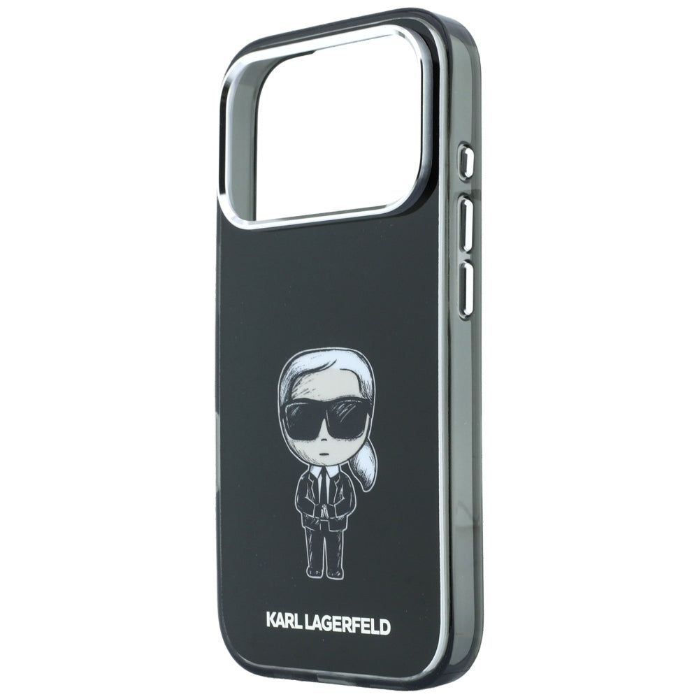 Capa MagSafe para Apple iPhone 18 Pro Max / 17 Pro Max, Karl Lagerfeld, HC IML Ikonik Sketch Print, Preta