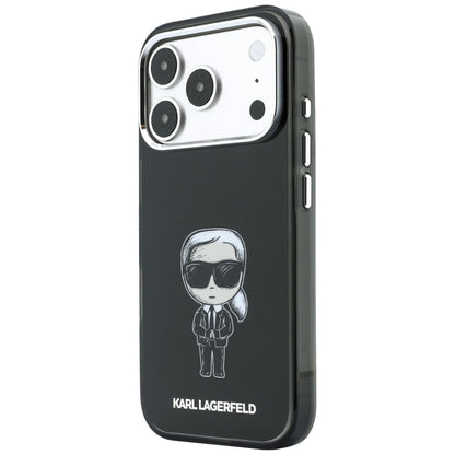 Capa MagSafe para Apple iPhone 18 Pro Max / 17 Pro Max, Karl Lagerfeld, HC IML Ikonik Sketch Print, Preta