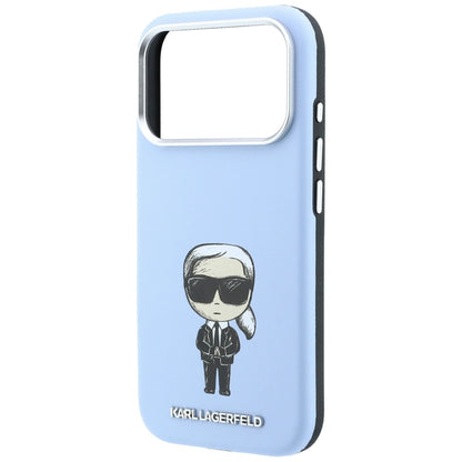 Capa MagSafe para Apple iPhone 18 Pro Max / 17 Pro Max, Karl Lagerfeld, Ikonik Sketch, Azul