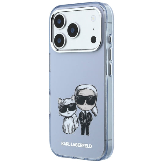 Capa MagSafe para Apple iPhone 18 Pro Max / 17 Pro Max, Karl Lagerfeld, IML KC Bodies Sketch Print, Azul