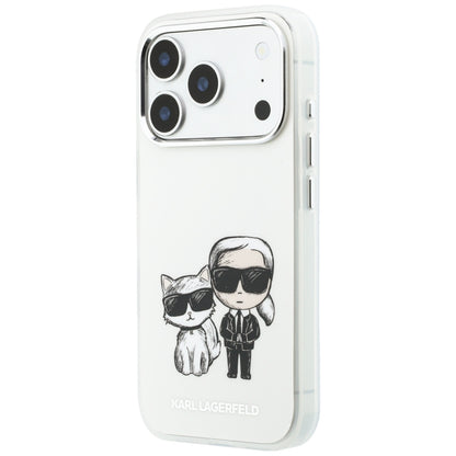 Capa MagSafe para Apple iPhone 18 Pro Max / 17 Pro Max, Karl Lagerfeld, IML KC Bodies Sketch Print, Bege