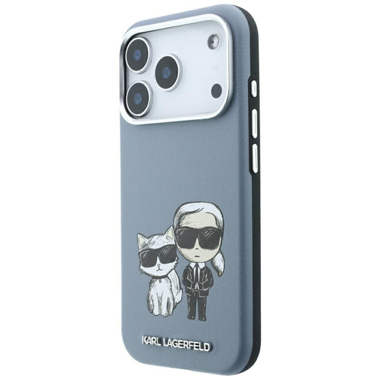 Capa MagSafe para Apple iPhone 18 Pro Max / 17 Pro Max, Karl Lagerfeld, KC Bodies Sketch, Azul