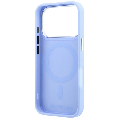 Capa MagSafe para Apple iPhone 18 Pro Max / 17 Pro Max, Karl Lagerfeld, Point and Choupette Sketch, Azul