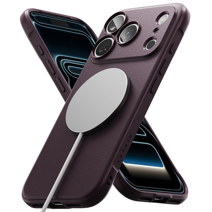 Capa MagSafe para Apple iPhone 18 Pro Max / 17 Pro Max, Ringke, Onyx, Vermelho-escuro
