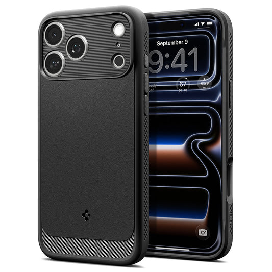 Capa MagSafe para Apple iPhone 18 Pro Max / 17 Pro Max, Spigen, Rugged Armor, Preto Mate ACS12109