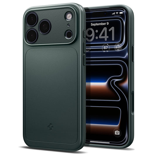 Capa MagSafe para Apple iPhone 18 Pro Max / 17 Pro Max, Spigen, Thin Fit, Verde ACS12106