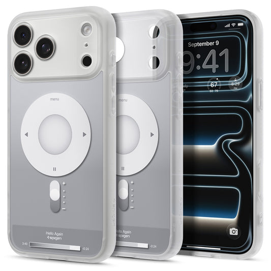 Capa MagSafe para Apple iPhone 18 Pro Max / 17 Pro Max, Spigen, Ultra Hybrid Classic, Prateada ACS12130