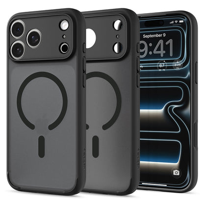 Capa MagSafe para Apple iPhone 18 Pro Max / 17 Pro Max, Spigen, Ultra Hybrid, Preto Satinado ACS12123