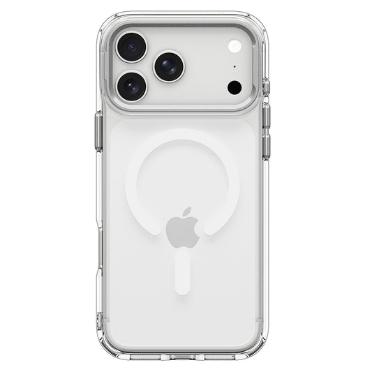 Capa MagSafe para Apple iPhone 18 Pro Max / 17 Pro Max, Spigen, Ultra Hybrid Optik S, Prateada Transparente ACS11908