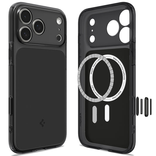 Capa MagSafe para Apple iPhone 18 Pro Max / 17 Pro Max, Spigen, Ultra Hybrid T, Preto Fosco ACS12134