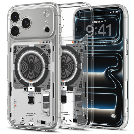 Capa MagSafe para Apple iPhone 18 Pro Max / 17 Pro Max, Spigen, Ultra Hybrid Neo One, Transparente ACS12129