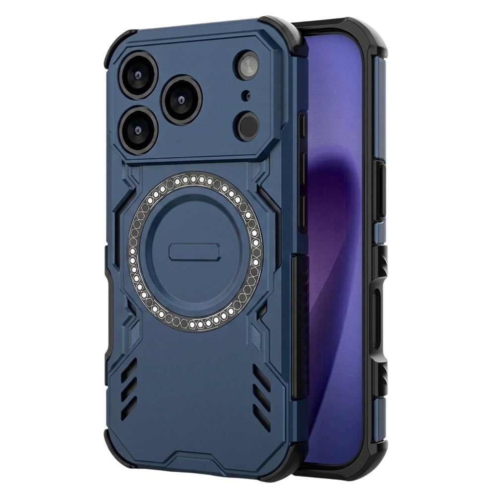 Capa MagSafe para Apple iPhone 18 Pro Max / 17 Pro Max, Techsuit, ArmorMag, Azul