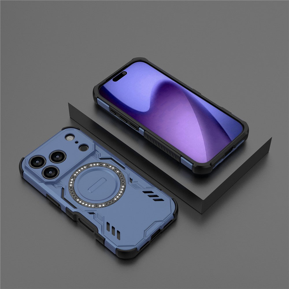 Capa MagSafe para Apple iPhone 18 Pro Max / 17 Pro Max, Techsuit, ArmorMag, Azul