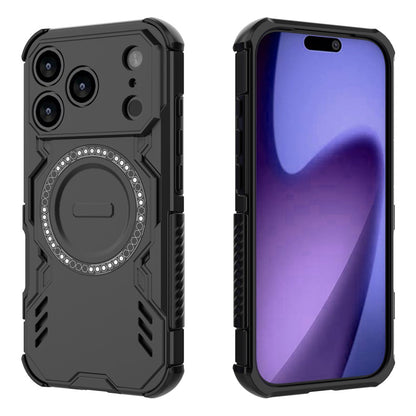 Capa MagSafe para Apple iPhone 18 Pro Max / 17 Pro Max, Techsuit, ArmorMag, Preta